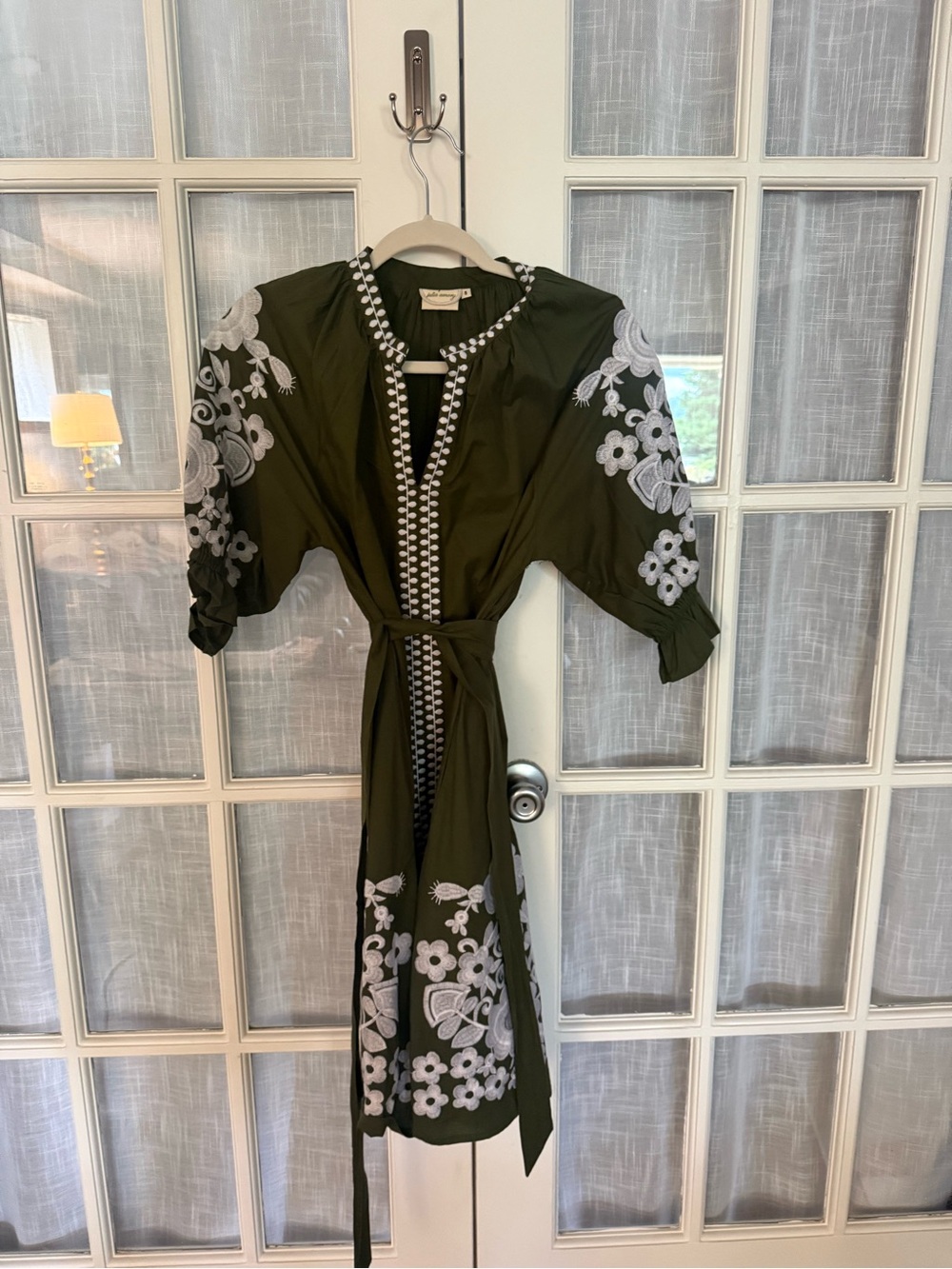 Julia Amory Green dress- size small- wore once